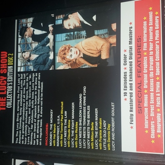 The Lucy Show Collectors Edition Disc 1 & 2 Two-pack Dvd Dvds Electronics Media - Picture 5 of 12